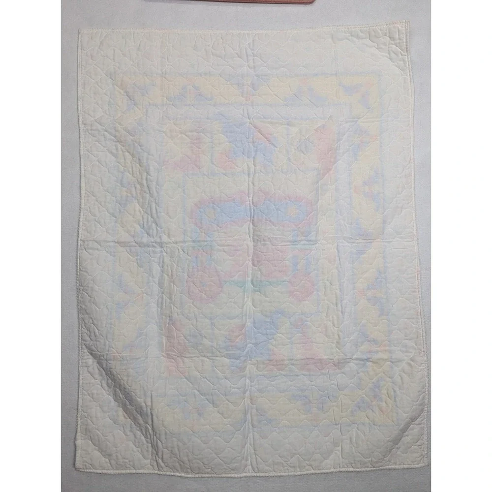 Baby Crib Quilted Blanket Circus Theme Quilt